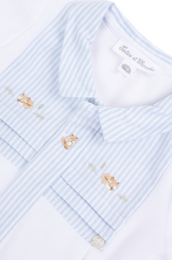 Tartine et Chocolat rampers niemowlęcy biały TZ54120