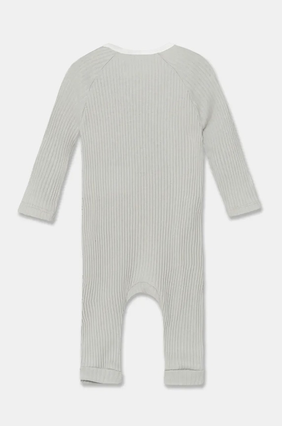 Dětský bavlněný overal United Colors of Benetton 3FMG0T01Z.W.Seasonal šedá AW24