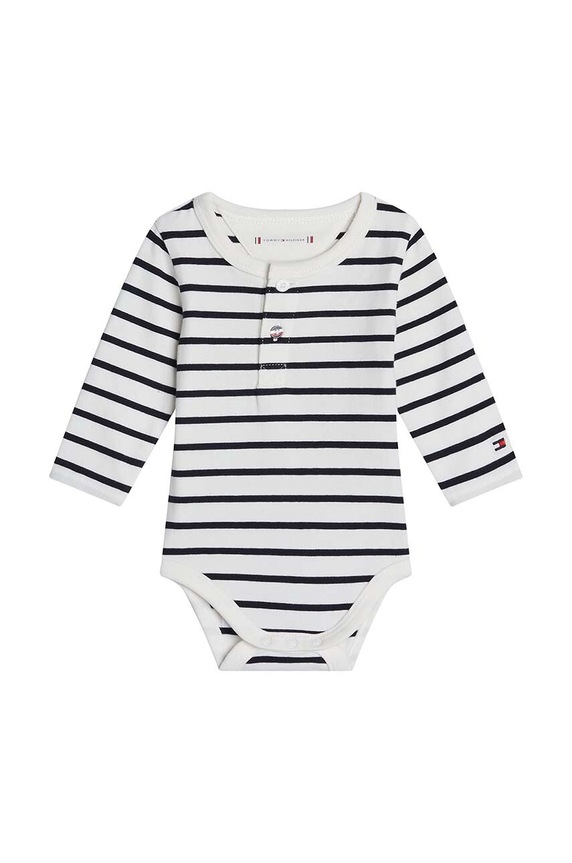 Bodi za bebe Tommy Hilfiger crna KN0KN01925.9BYH