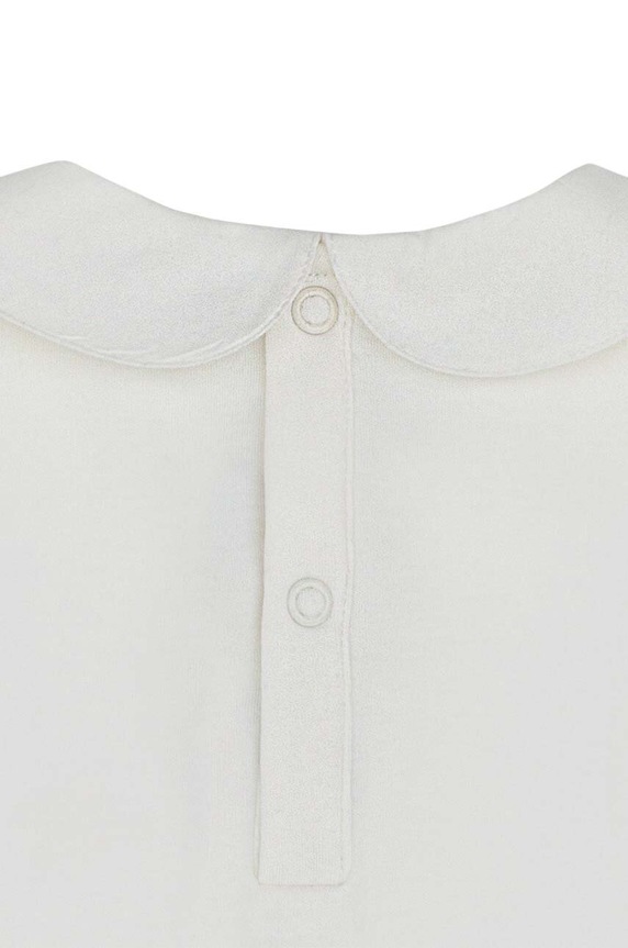 Donsje body din bumbac pentru bebelusi Davo Bodysuit Bunny alb 3030102.