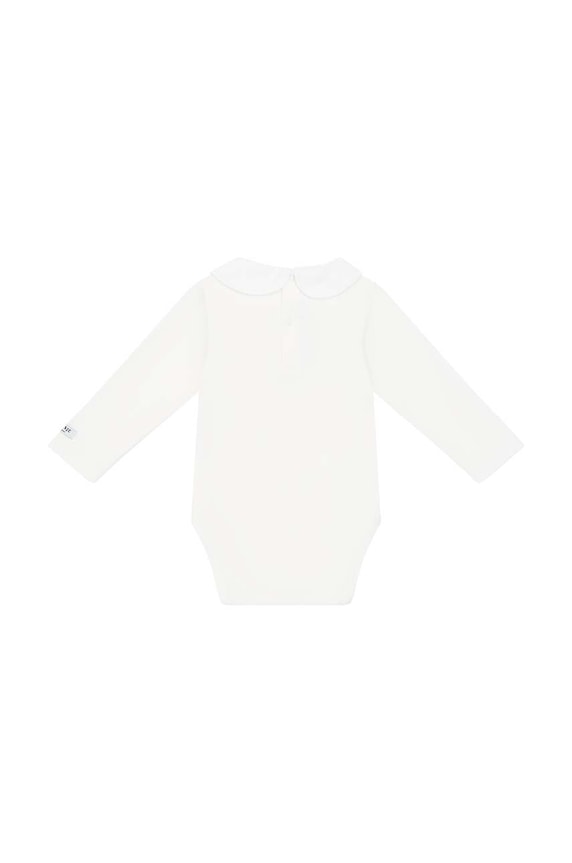 Chłopiec Donsje body bawełniane niemowlęce Davo Bodysuit Poodle 3030106. biały