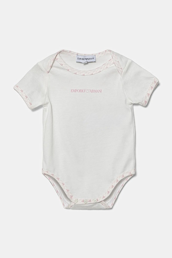 Bavlnené body pre bábätká Emporio Armani 2-pak EY000010.AF10913 ružová SS25