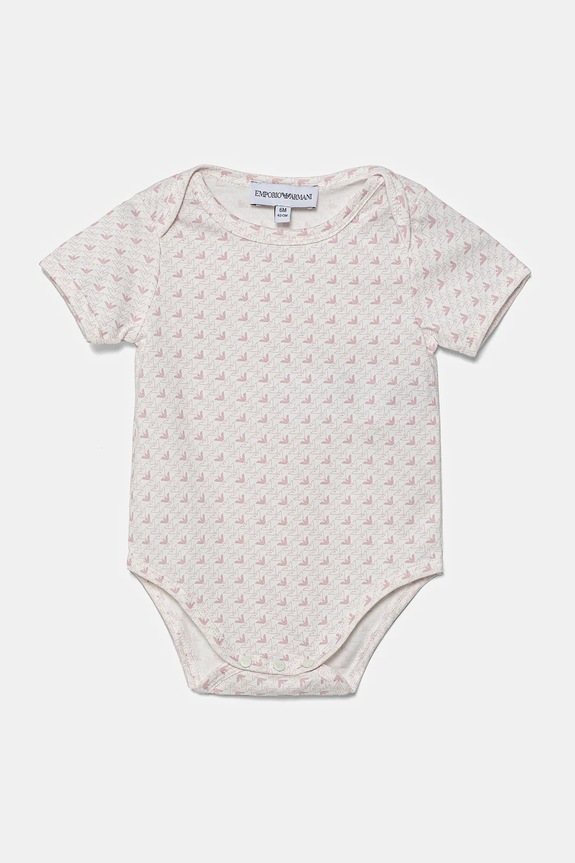 Bavlnené body pre bábätká Emporio Armani 2-pak EY000010.AF10913 ružová