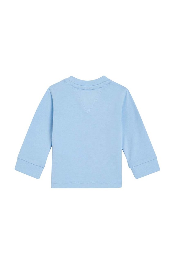 Tommy Hilfiger longsleeve niemowlęcy KN0KN01859.9BYH niebieski AW24