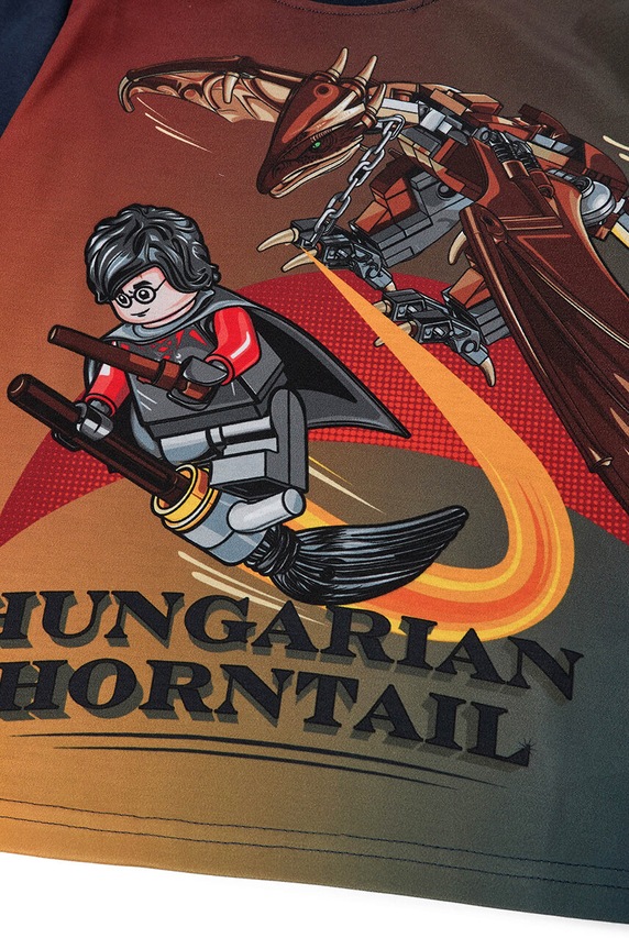 Băieți Lego longsleeve din bumbac pentru copii LWTANO 706 12011280 bleumarin