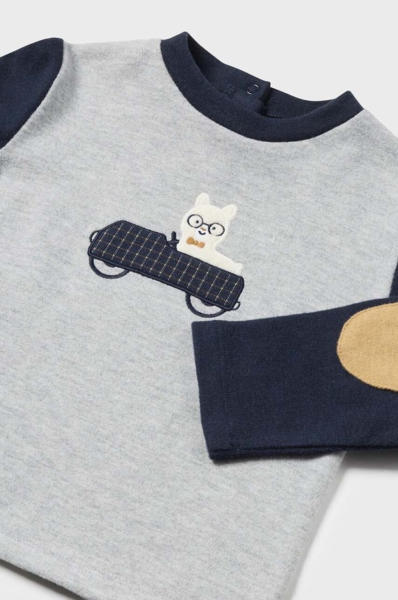 Mayoral longsleeve niemowlęcy 2031.3B.Baby.9BYH szary AW24