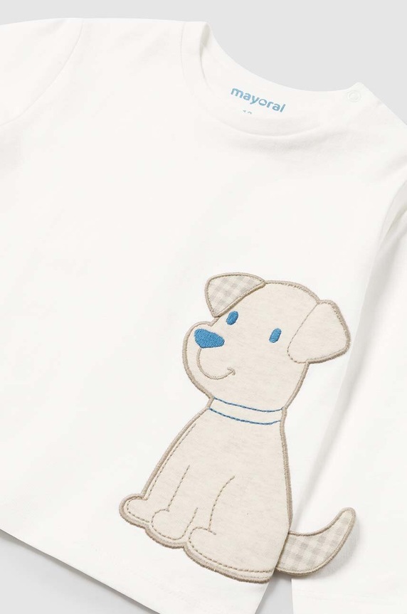 Mayoral longsleeve niemowlęcy 2043.3G.Baby.9BYH beżowy AW24
