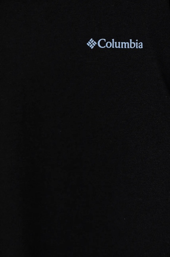 Chłopiec Columbia longsleeve bawełniany dziecięcy Dobson Pass 1954931 czarny