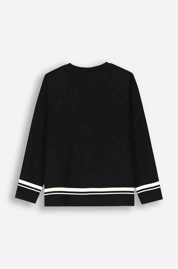 Chłopiec Coccodrillo longsleeve bawełniany dziecięcy ZC4143104ABK czarny