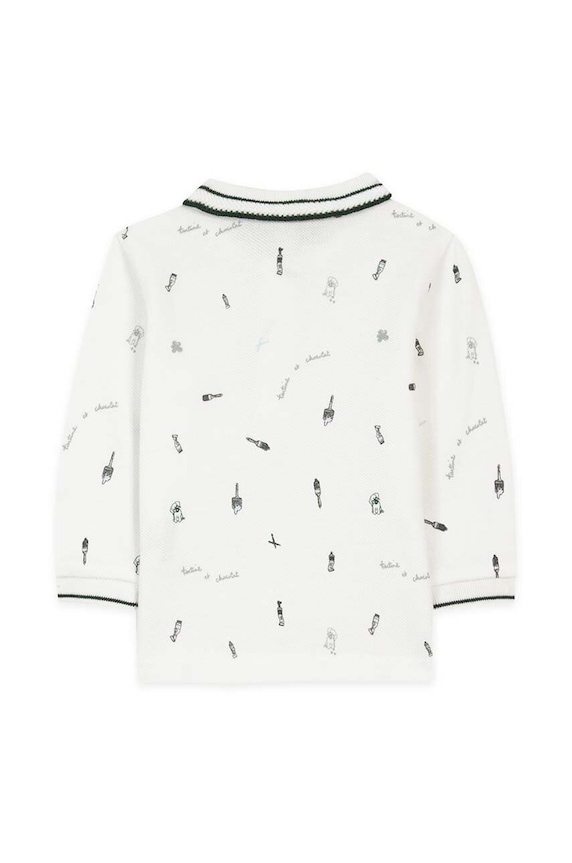 Tartine et Chocolat longsleeve din bumbac pentru bebeluși TZ11071.67.74 verde AW24