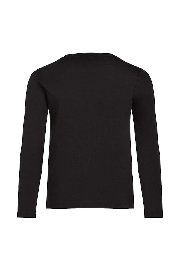 CHLAPEC Dětské tričko s dlouhým rukávem Calvin Klein Jeans IU0IU00677.128.176.9BYH černá