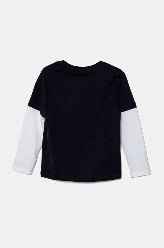 Dětské bavlněné tričko Guess N4BI08.I3Z14.9BYH námořnická modř AW24