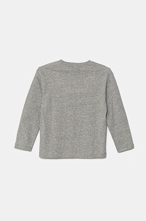Παιδικό βαμβακερό μακρυμάνικο United Colors of Benetton 3I1XG10F3.P.Seasonal γκρί AW24