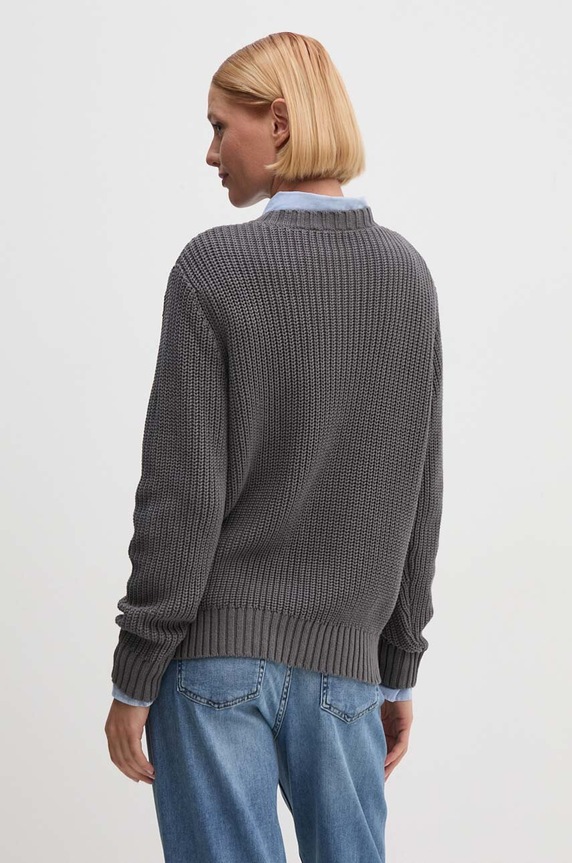 Odzież Dkny sweter bawełniany D2E4A119 szary