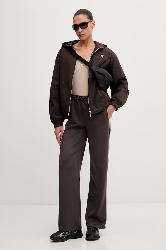 Guess body dámske bavlnené s elastanom COLETTE V4YP07.J1314 béžová SS26