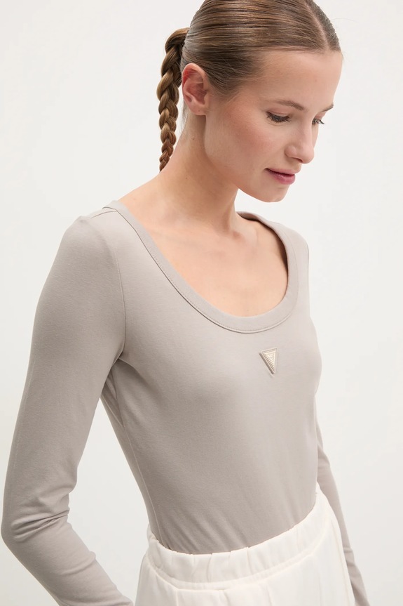 Κορμάκι Guess COLETTE μπεζ V4YP07.J1314