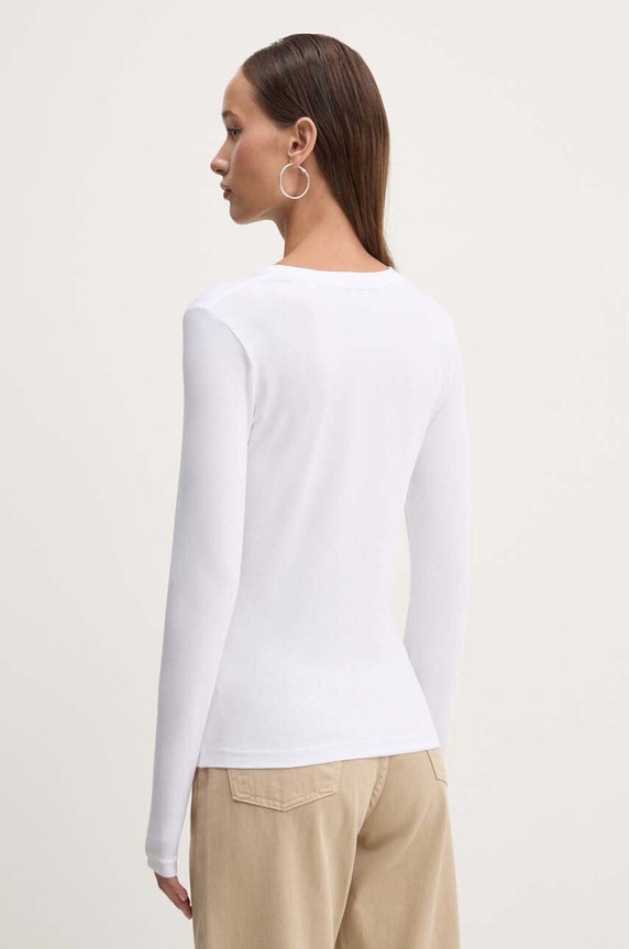 Ρούχα Longsleeve Guess Jeans W4YI21.J1314 λευκό