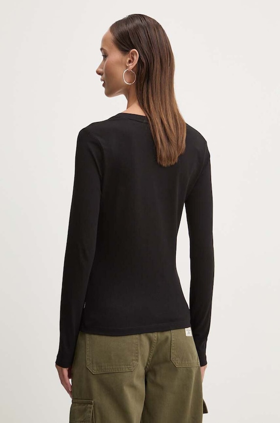 Îmbrăcăminte Guess Jeans longsleeve W4YI21.J1314 negru