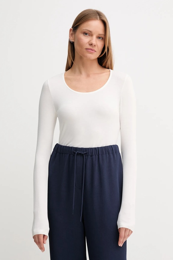 Tričko United Colors of Benetton slim béžová 3Z12D1080