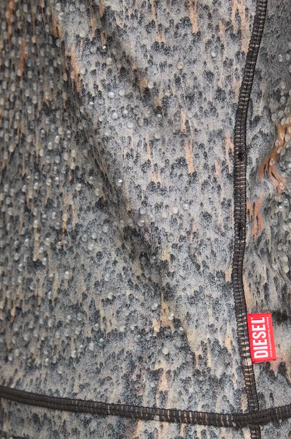 Majica dugih rukava Diesel T-CUTIE-LS A14595.0KMAQ siva
