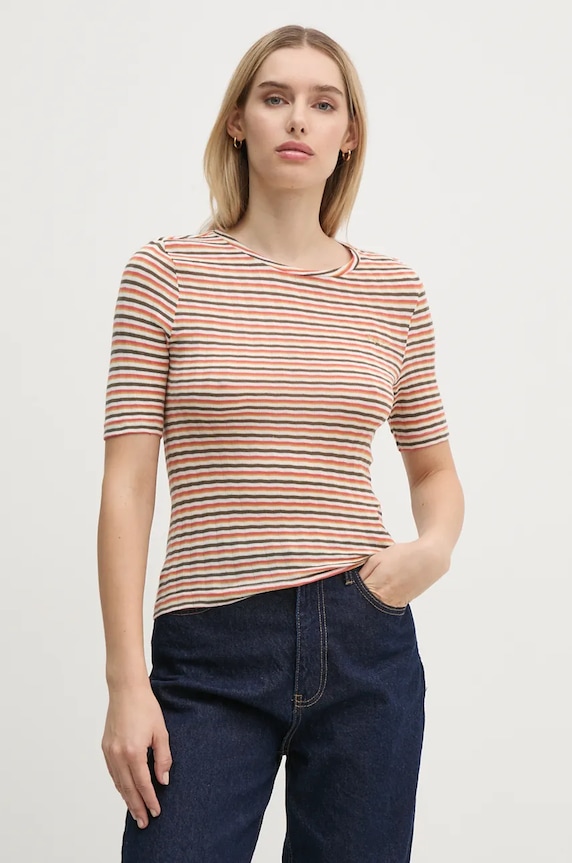 Tričko Pepe Jeans FLEUR pásiky viacfarebná PL505938