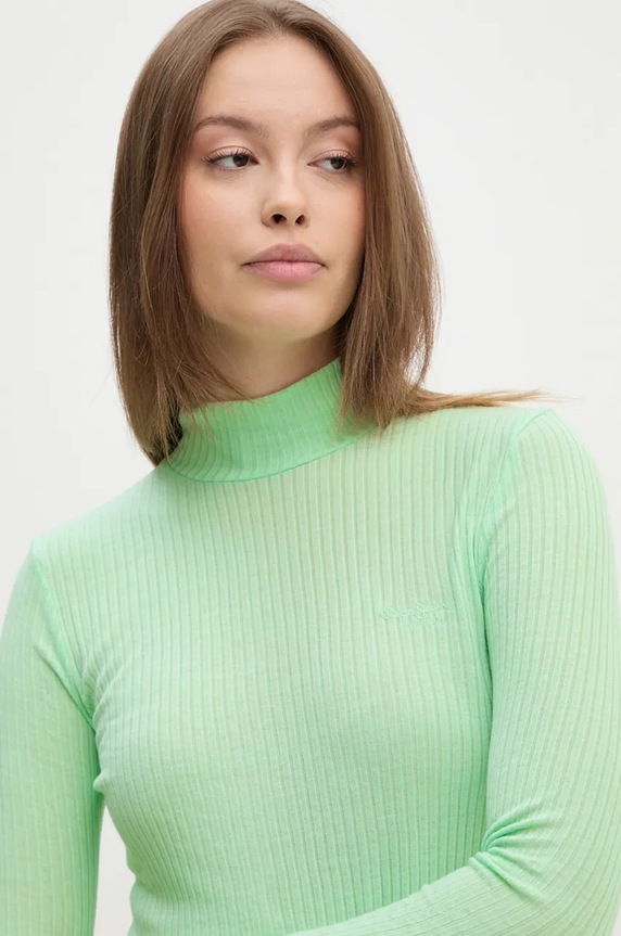 Pepe Jeans hosszú ujjú FLORY zöld PL505978