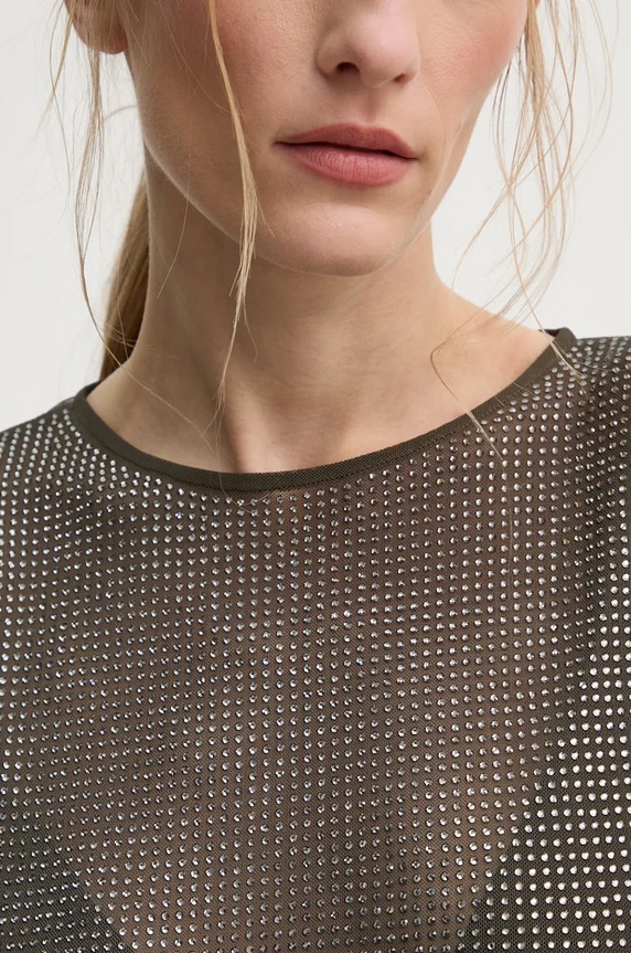 Samsoe Samsoe longsleeve SAMAGDA F24300082 zielony
