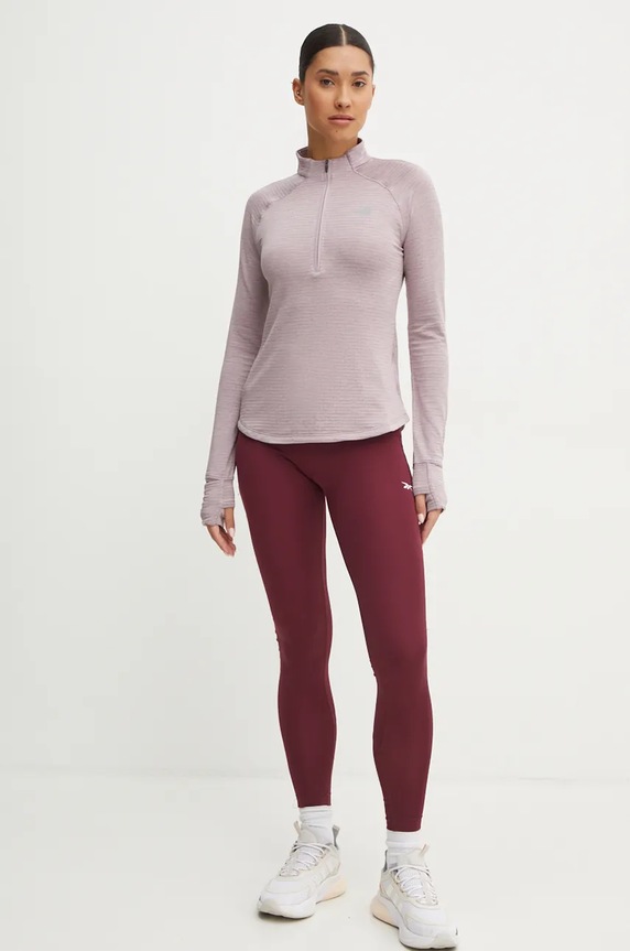 Joggingová mikina New Balance Athletics Heat Grid WT43200IWH růžová AW24