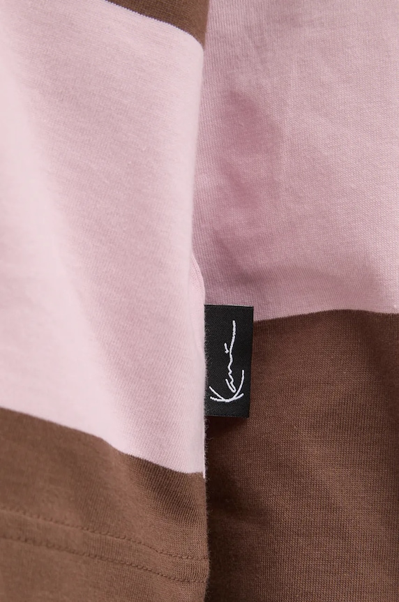 Karl Kani longsleeve bawełniany 61240020 brązowy
