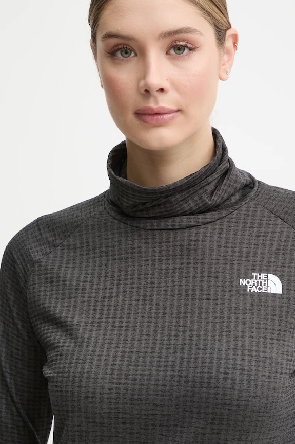 Спортен суичър The North Face Flex Warm Funnel сив NF0A894N5S51