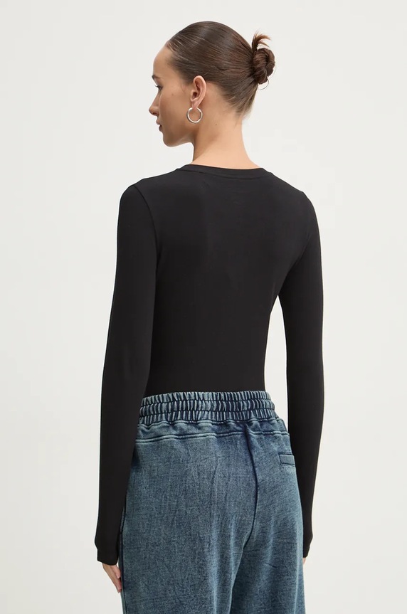 Oblačila Majica z dolgimi rokavi Guess Jeans W4BP41.J1314 črna