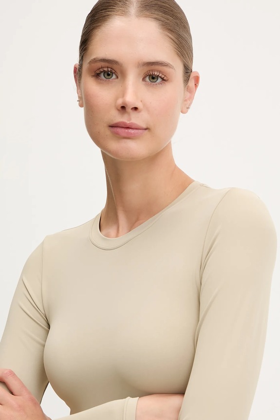 Majica dugih rukava P.E Nation Foundation LS bež 243L265