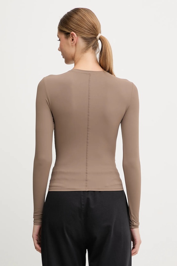 Îmbrăcăminte P.E Nation tricou cu mânecă lungă de damă Foundation 243L265 maro