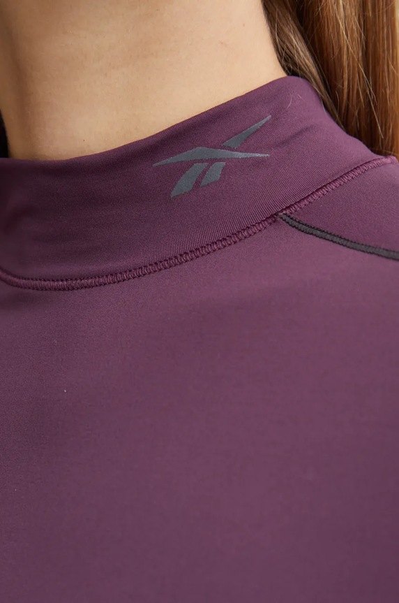 Majica dugih rukava za trening Reebok 100205683 ljubičasta