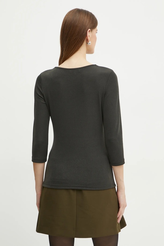 Abbigliamento Morgan camicia a maniche lunghe TIWI TIWI verde