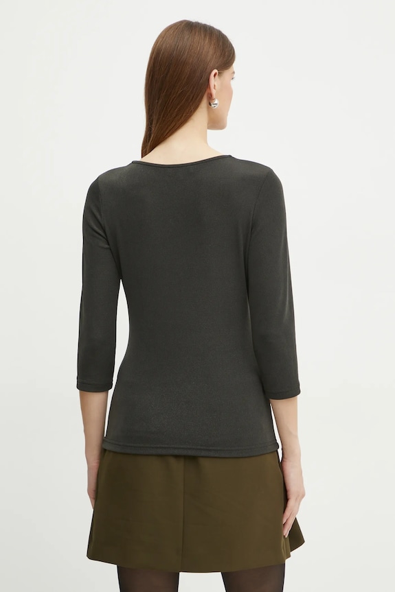 Abbigliamento Morgan camicia a maniche lunghe TIWI TIWI verde