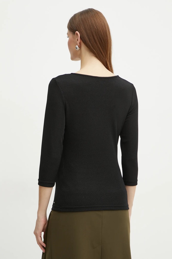 Abbigliamento Morgan camicia a maniche lunghe TIWI TIWI nero