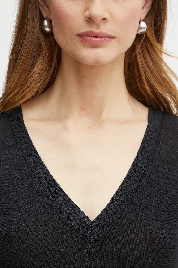 Morgan camicia a maniche lunghe TIWI TIWI nero
