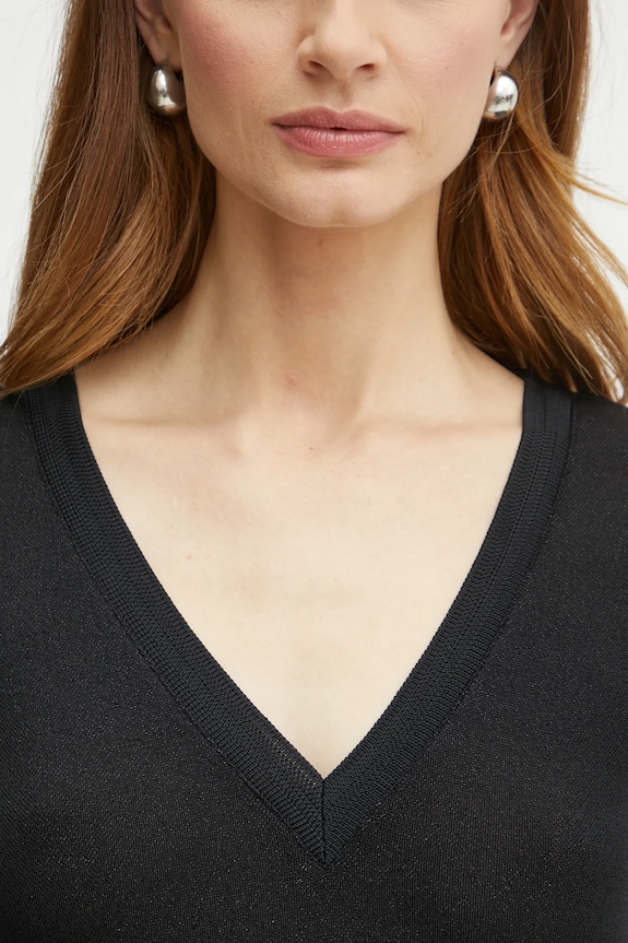 Morgan camicia a maniche lunghe TIWI TIWI nero