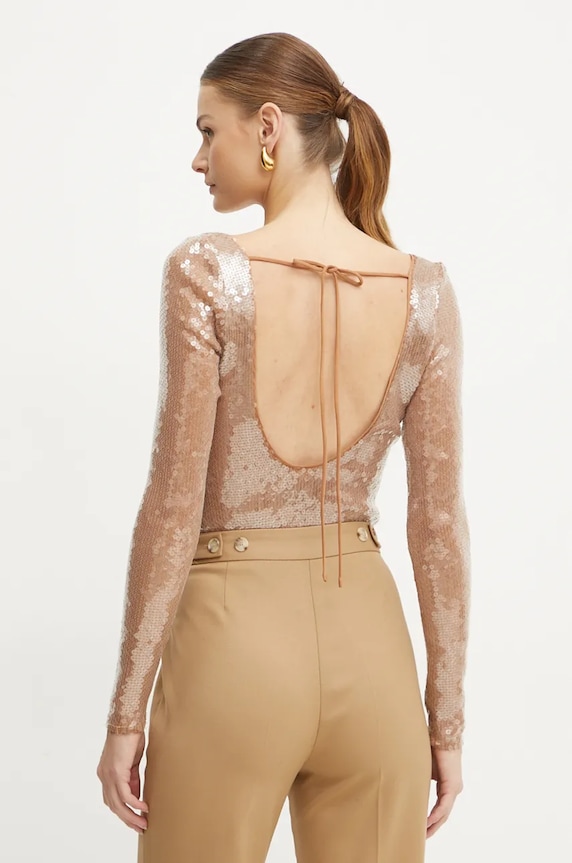 Oblečení Body Bardot VERONA 59471TB hnědá