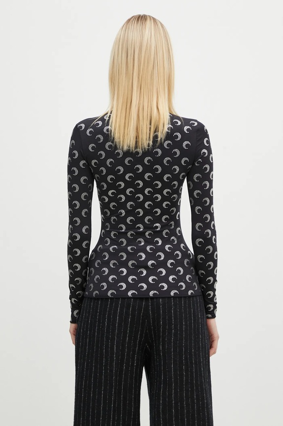 Abbigliamento Marine Serre camicia a maniche lunghe WTS006A.CJER0002 nero