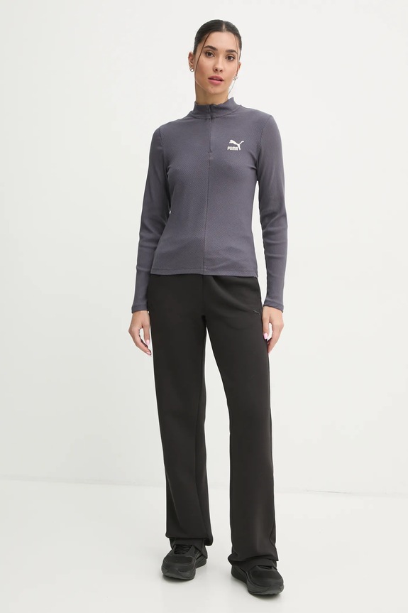 Majica dugih rukava Puma 626632 siva AW24