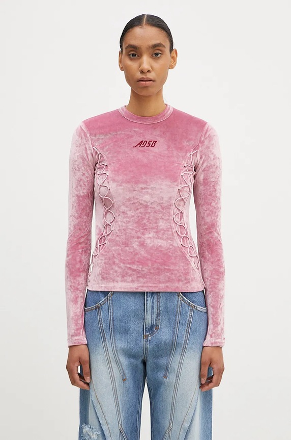 Andersson Bell longsleeve Velvet Lace Up Longsleeve altele roz atb1206w