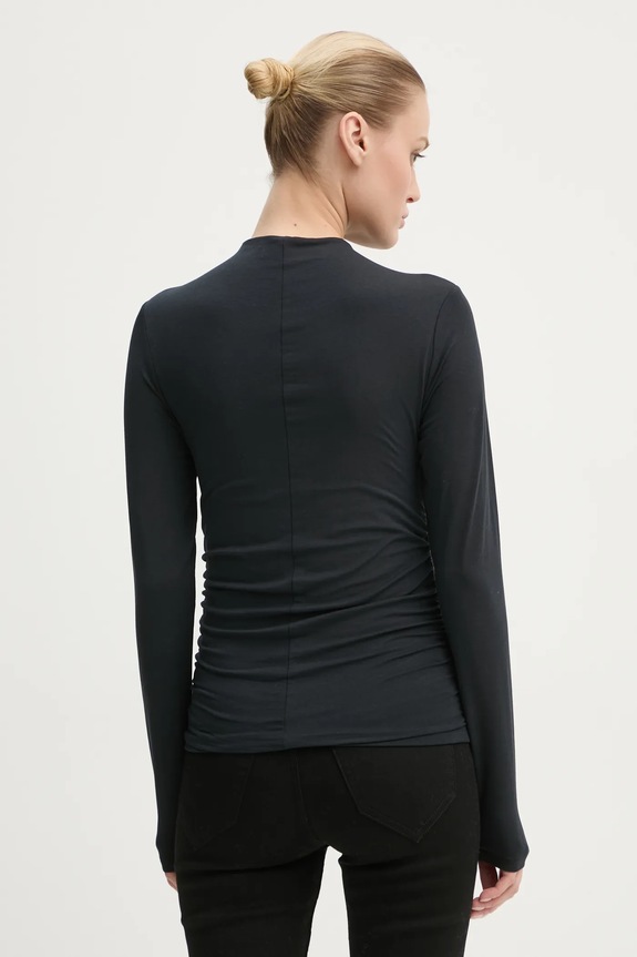 Odzież Abercrombie & Fitch longsleeve KI139.4795.900 czarny
