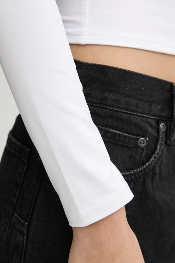 Majica dugih rukava Hollister Co. KI339.3626.100 bež