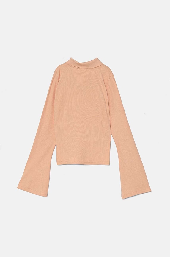 Dětské tričko s dlouhým rukávem Calvin Klein Jeans IG0IG02533.9BYH. oranžová AW24