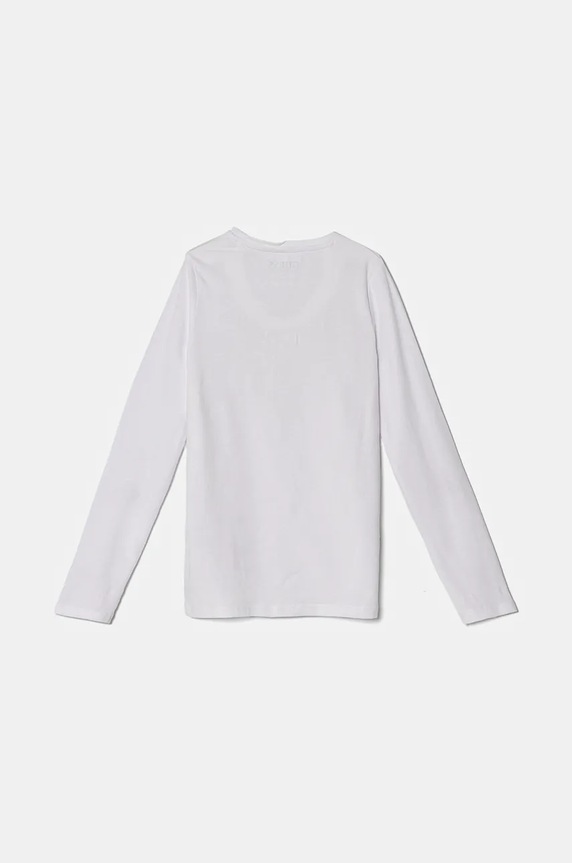 Dětské tričko s dlouhým rukávem Guess J2YI50.K6YW1.9BYH bílá AW24