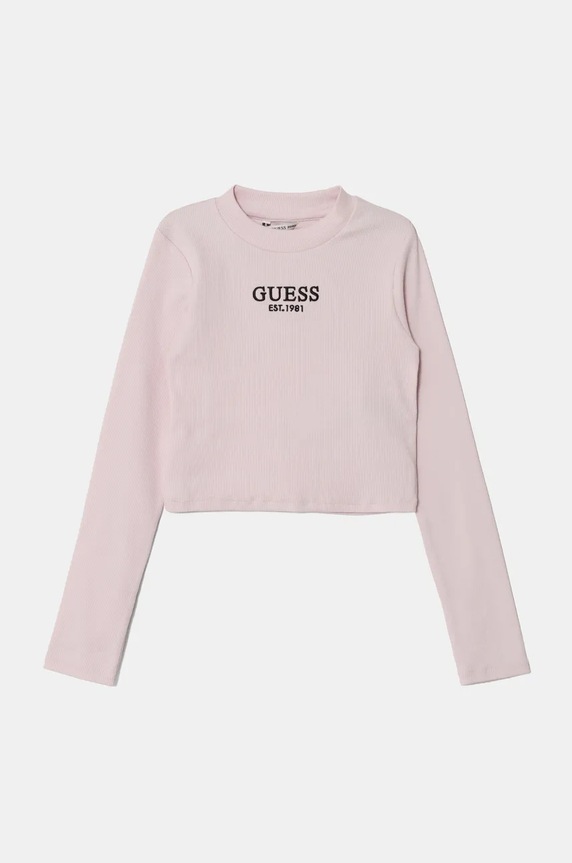Guess longsleeve copii roz J4YI49.KBZP4.9BYH