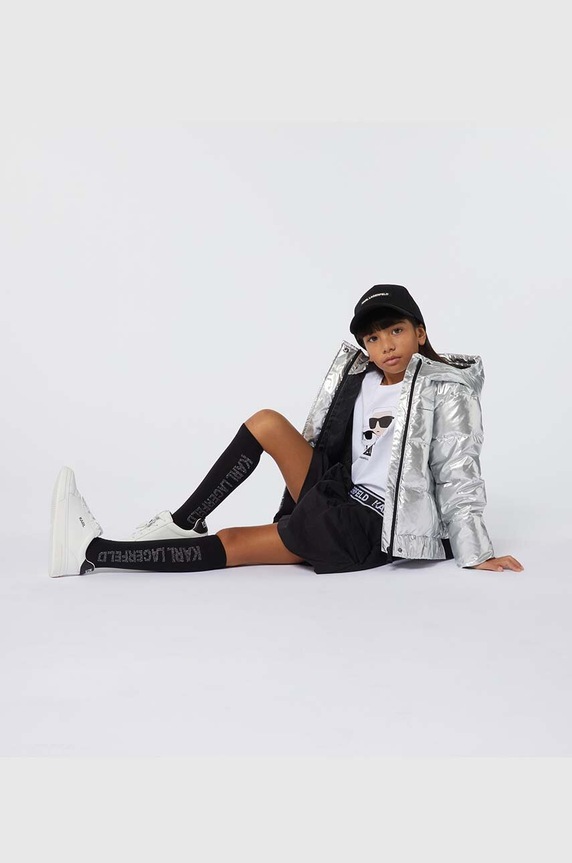 Karl Lagerfeld longsleeve dziecięcy biały Z30209.114.150