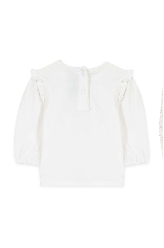 Djevojčice Dječja majica dugih rukava Tartine et Chocolat TZ10011.80.94 bijela